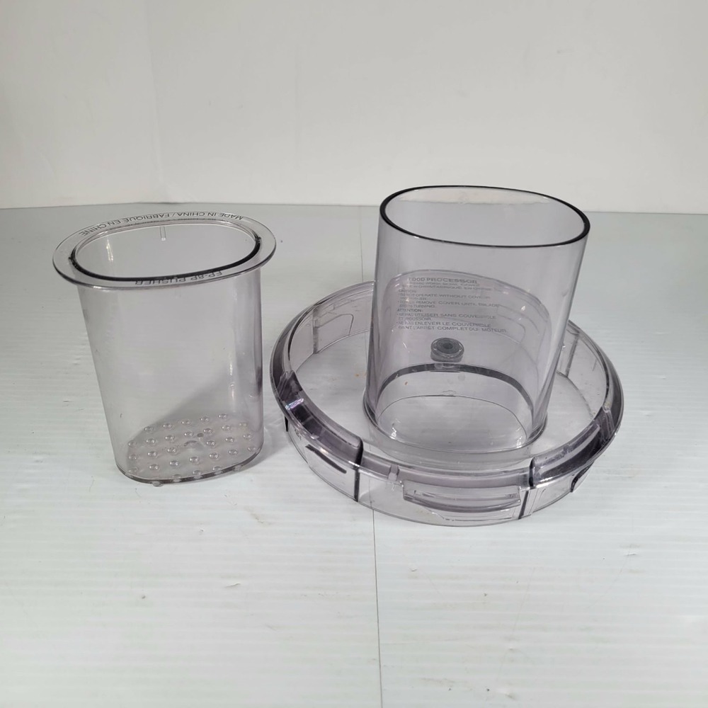Cuisinart Food Processor FP-8WBC Replacement Part Lid Cover‎ With Pusher - Picture 6 of 10